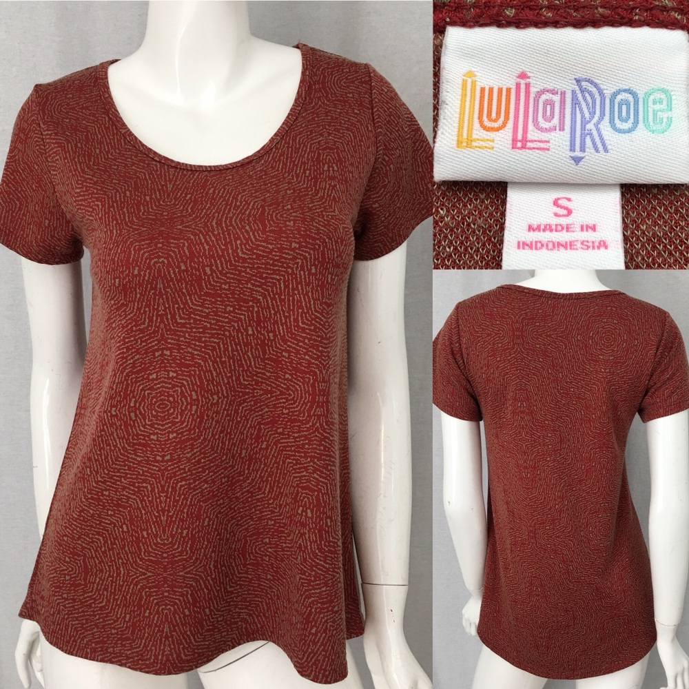 Size Small Lularoe Short Sleeve Classic Tunic Top